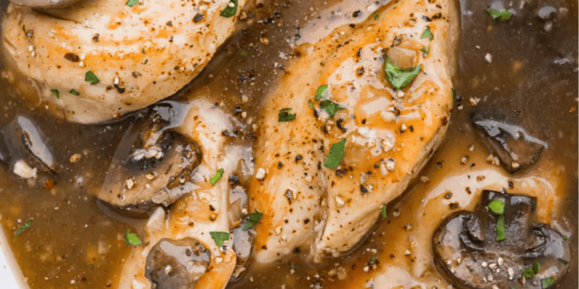 Easy Crockpot Chicken Marsala Recipe