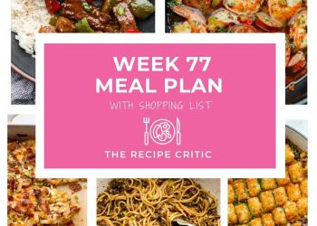 Easy Weekly Meal Plan for Busy Families