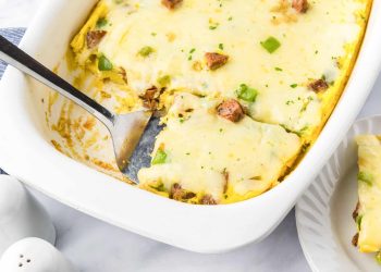 Chicken Sausage Breakfast Casserole – On My Kids Plate