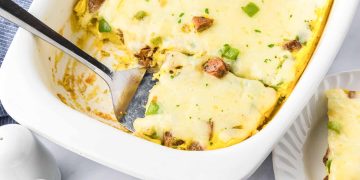 Chicken Sausage Breakfast Casserole – On My Kids Plate