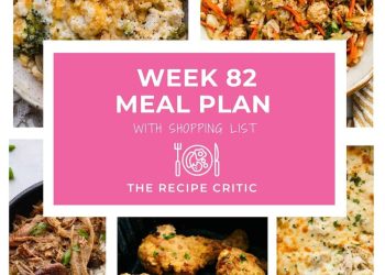 Weekly Meal Plan #82 | The Recipe Critic
