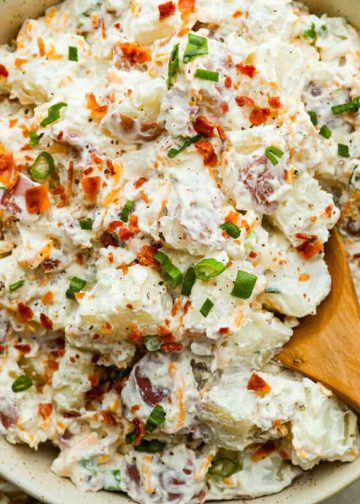 Crack Potato Salad with Bacon and Ranch (Easy Summer Side)