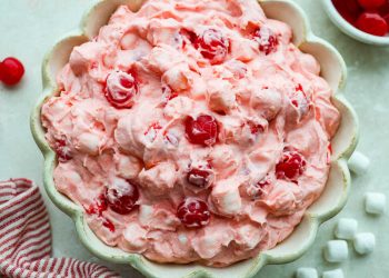 Cherry Cheesecake Fluff Salad (Easy No-Bake Dessert)