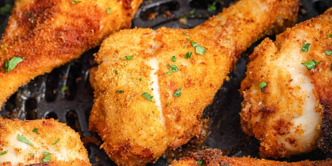 Air Fryer Chicken Drumsticks (Crispy Shake & Bake Style!)
