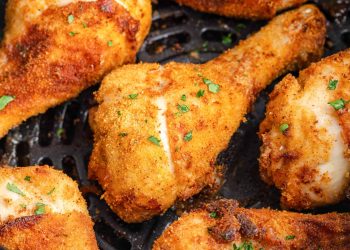 Air Fryer Chicken Drumsticks (Crispy Shake & Bake Style!)