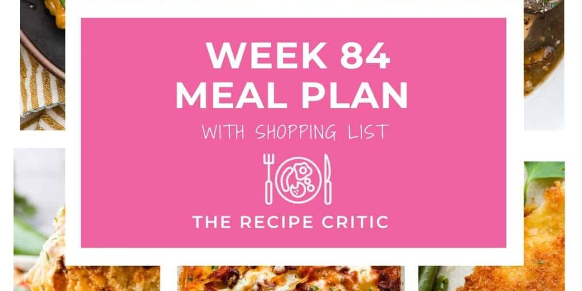 Easy Weekly Meal Plan (Family-Friendly Dinner Ideas)