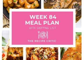 Easy Weekly Meal Plan (Family-Friendly Dinner Ideas)