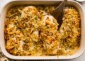 Swiss Chicken Bake (Creamy, Cheesy & Easy!)